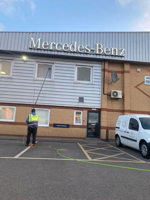 Mercedes-Benz Commercial Window Cleaning