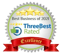 ThreeBest Rated Best Business of 2021 award