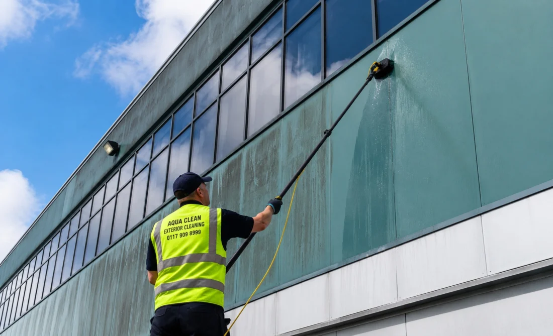 AquaClean operative cleaning commercial cladding